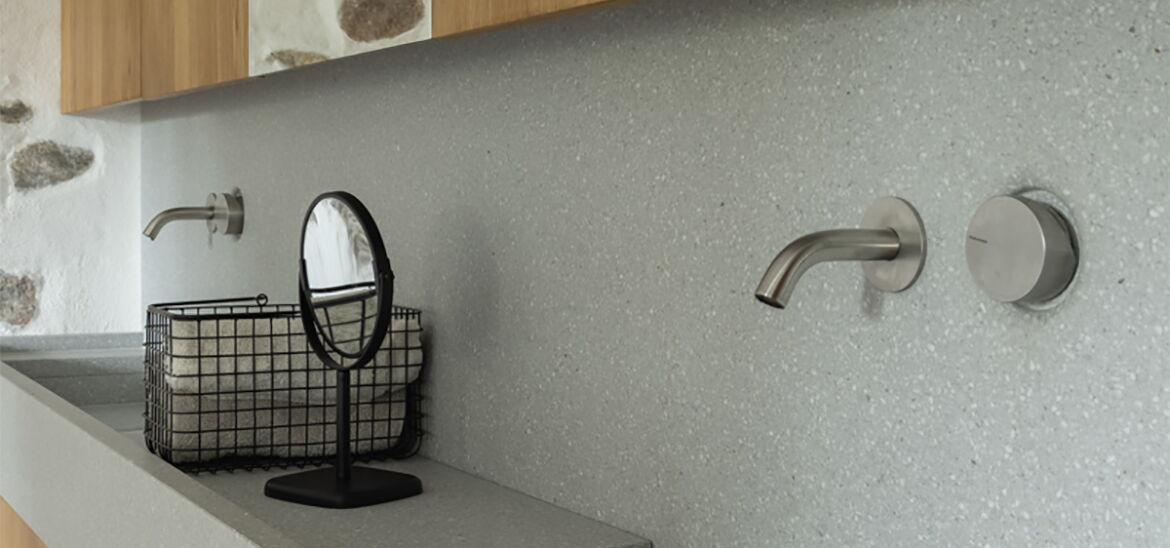 Terrazzo Griscal im Badbereich