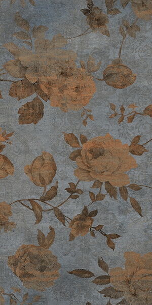 Musterfliese dunkle Rosenoptik