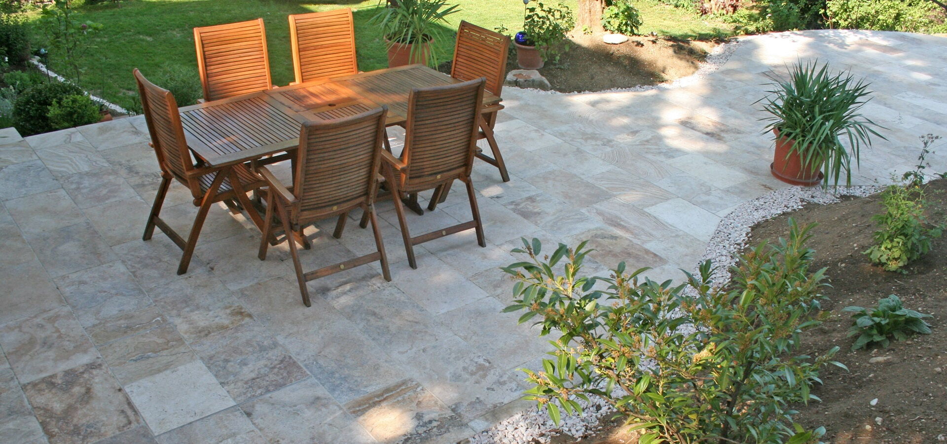 Travertin Caribbean Terasse