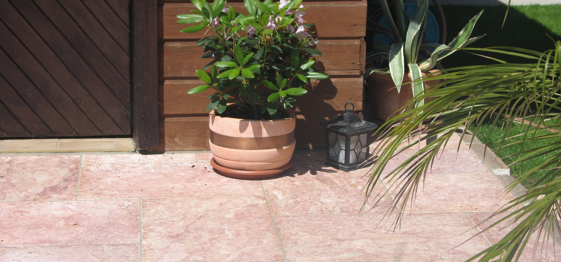 Natursteinplatten Travertin Red