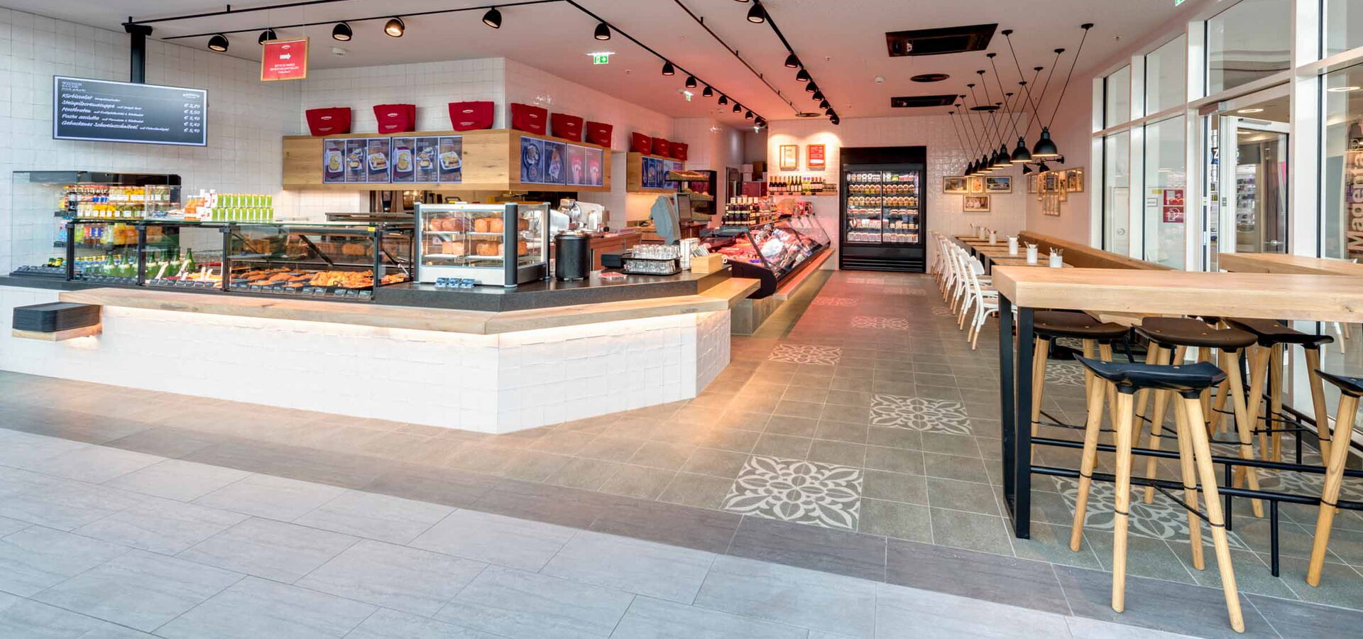 Auhofcenter Bodenbelag Terrazzo