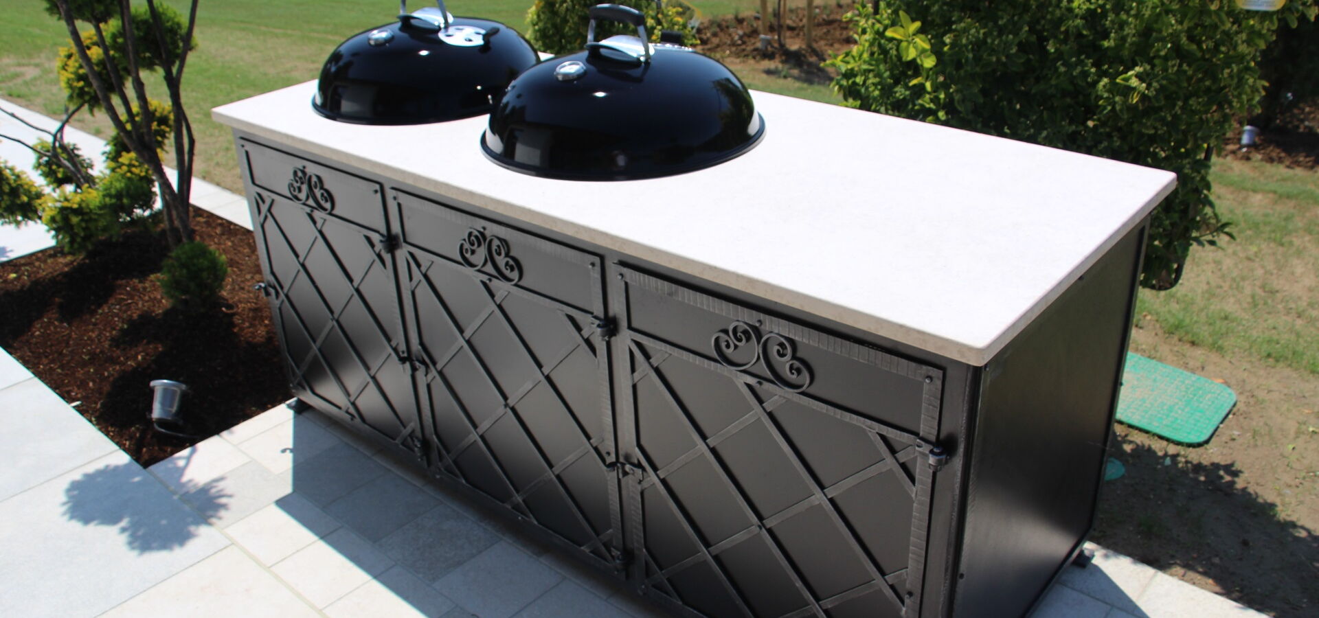 Outdoor-Natursteinplatte beige