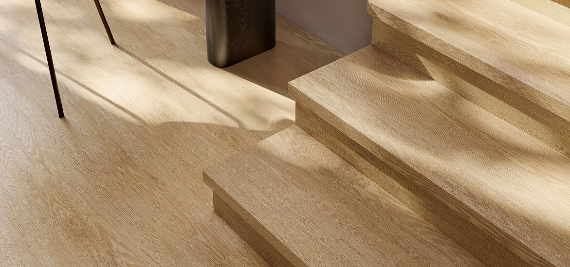 Fliesen für Stufen und Stiegenaufgängen