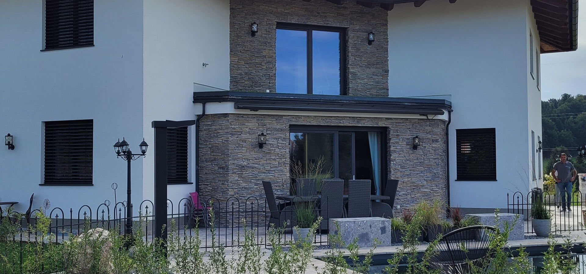 Naturstein silver Garten