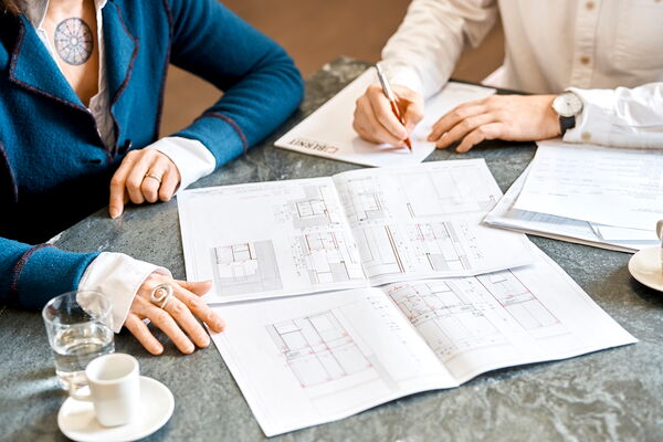Projektplanung und Fliesenkauf