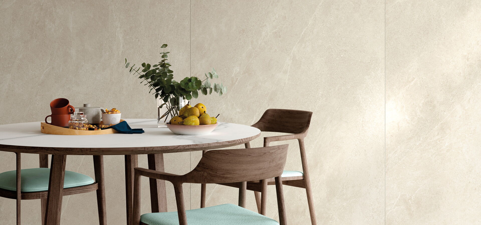 Motley beige Wand- und Bodenplatte
