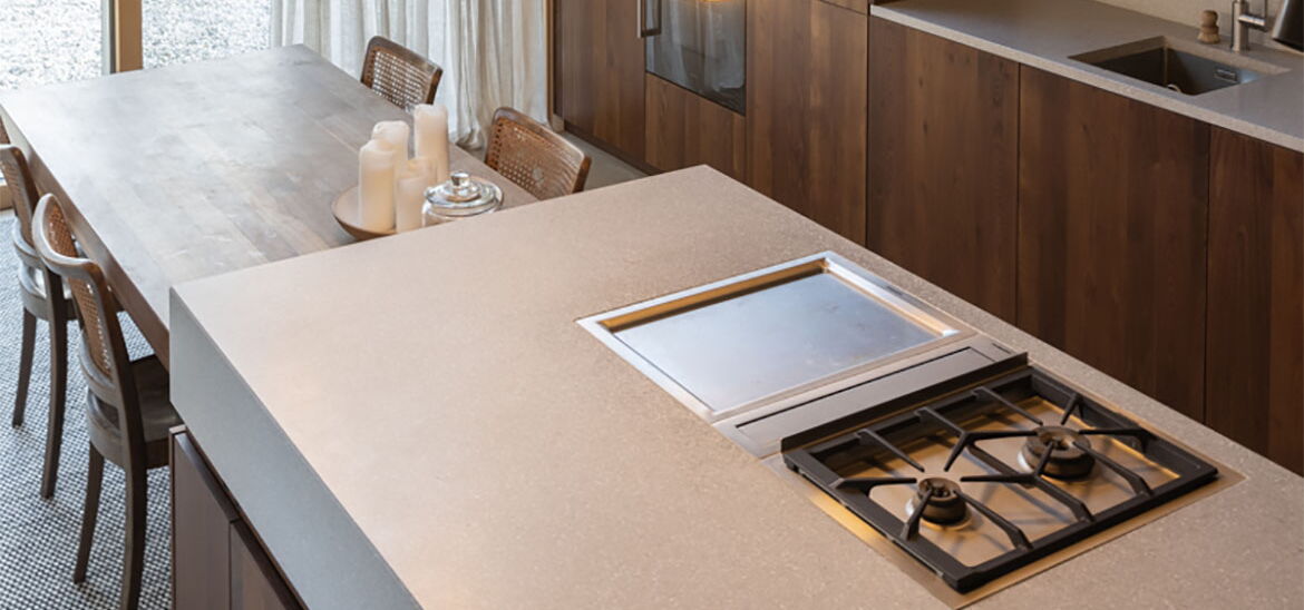 Terrazzo Küchenarbeitsplatte