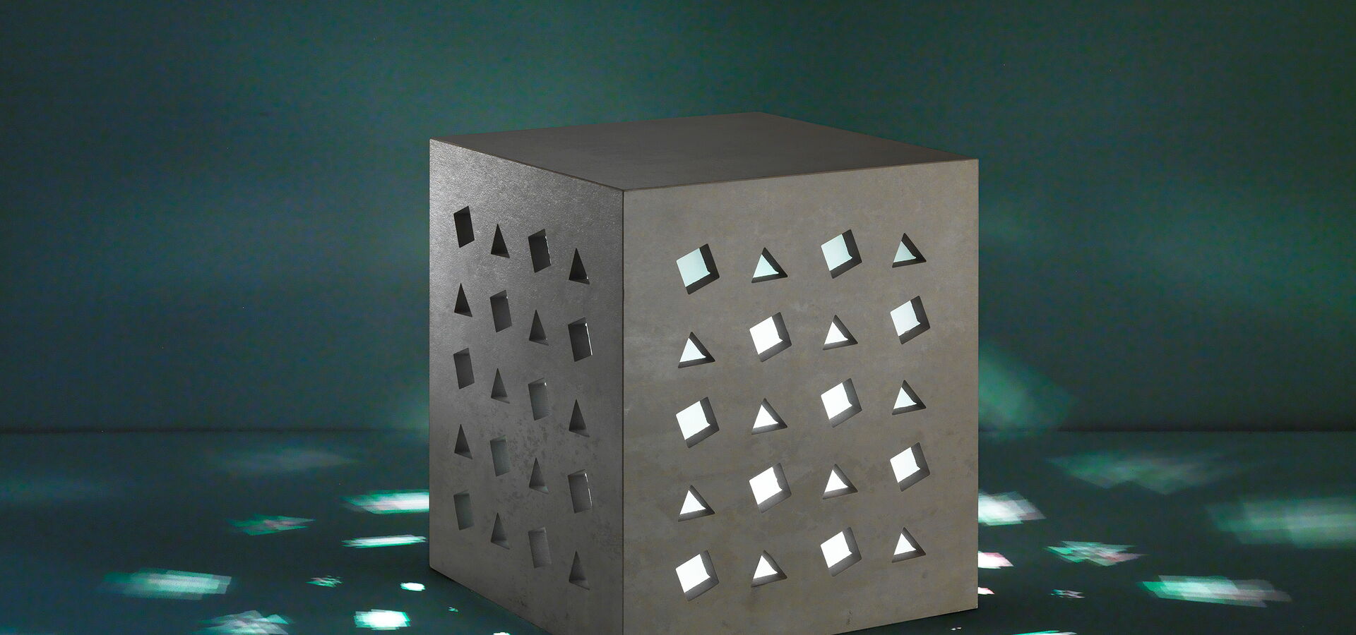 Sitzblock schwarz matt Luce a Batteria