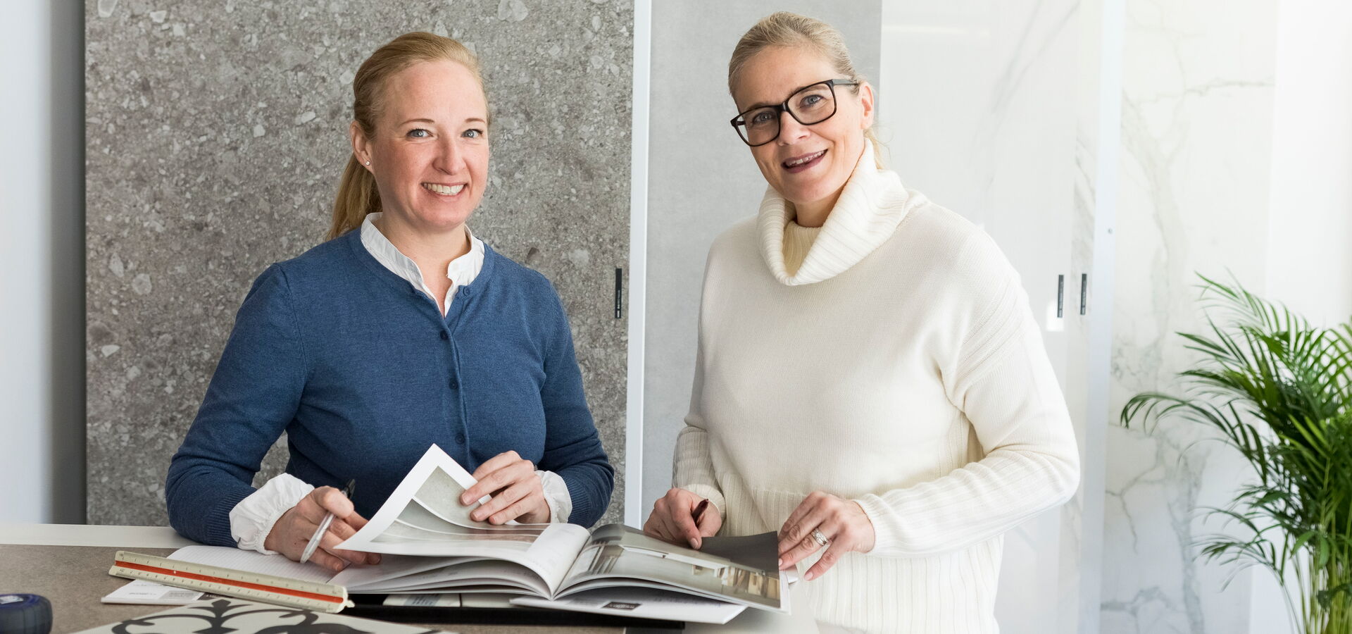 Dienstleistung Katalog und Muster