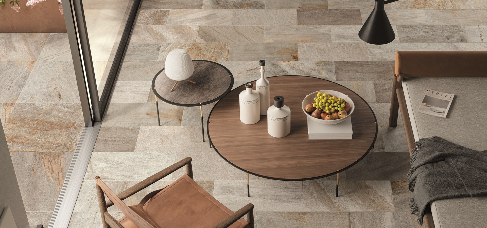 Keramikfliesen Mirage Silverlake im Wohnbereich