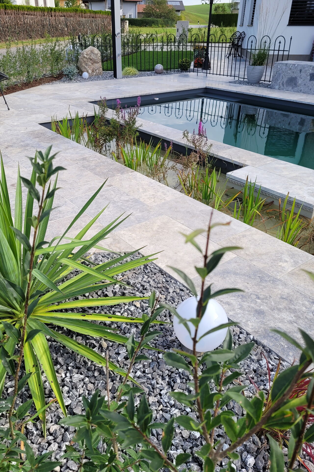 Terassenplatten Travertin silver