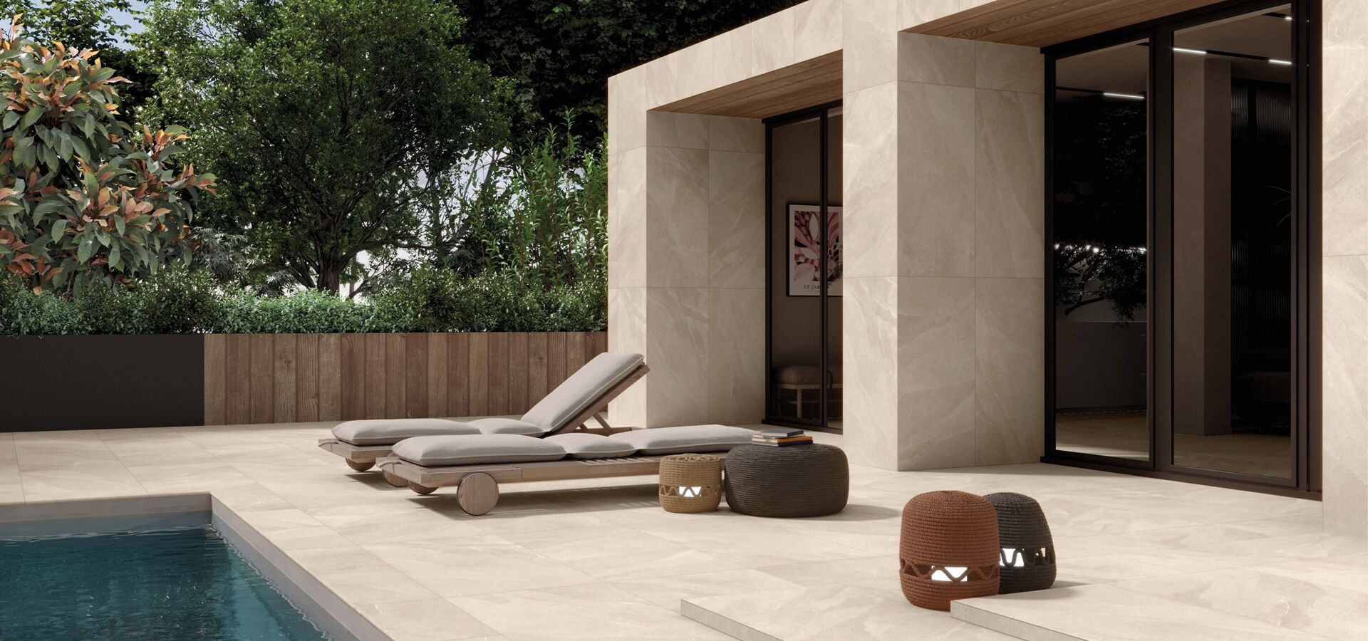 heller Timestone Sabbia Outdoor Poolbereich
