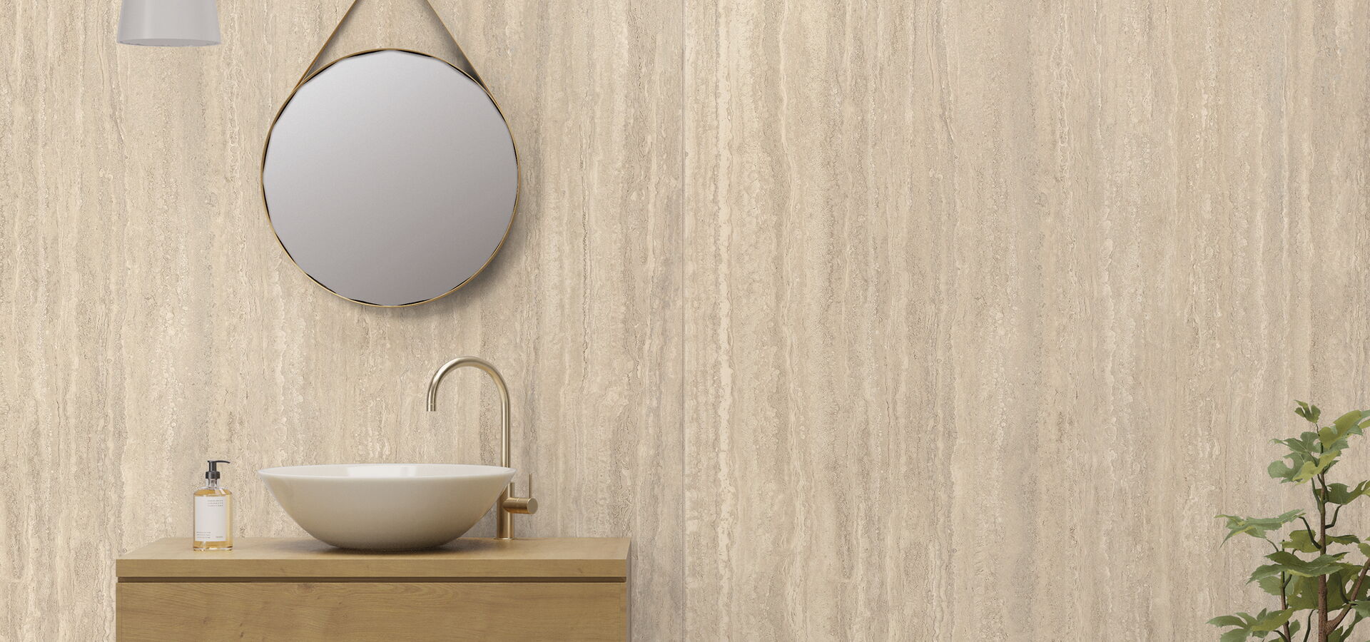 Helles Travertin Romano Bagno