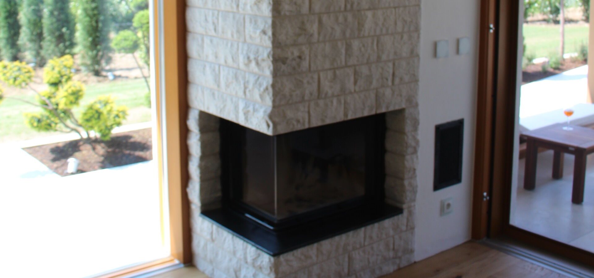 Feuerfester Naturstein